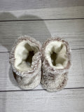 Heather Quartz Faux Fur Boots (0-3 months)