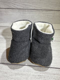 Dark Gray Wool Boots (6-9 months)