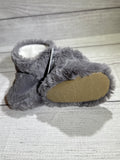 Medium Gray Faux Fur Boots (6-9 months)