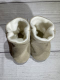Solid Oatmeal Faux Suede (12-18 months)