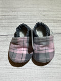 Pink and Gray Flannel (0-3 months)