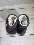 Charcoal Gray Faux Fur Boots (6-9 months)