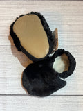 Black Faux Fur (12-18 months)