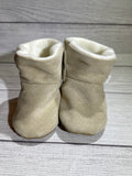 Solid Oatmeal Faux Suede (12-18 months)