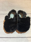 Black Faux Fur with Rainbow Shimmer Backing (3-6 months)