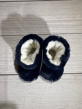 Navy Faux Fur Boots (6-9 months)