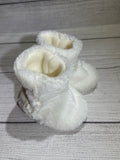 White/Cream Faux Fur Boots (6-9 months)