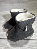 Dark Gray Wool Boots (6-9 months)