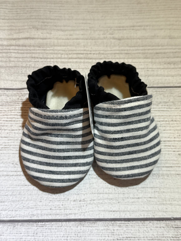 Faded Black and White Stripes (3-6 months)