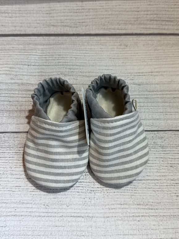 Faded Gray and White Stripes (3-6 months)