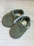 Olive Herringbone (3-6 month)