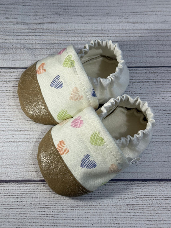 Cream Hearts (9-12 mo)