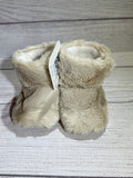 Cream/Hide Faux Fur Boots (3-6 months)