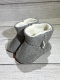 Light Gray Wool Boots (3-6 months)