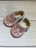Mauve/Light Purple floral with Shimmery Light Pink Backing (3-6 months)