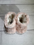 Soft Pink Faux Fur Boots (0-3 months)