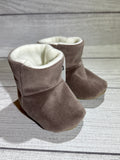 Mauve Soft Faux Suede Boots (6-9 months)