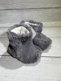 Medium Gray Faux Fur Boots (6-9 months)