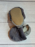 Dark Gray Faux Fur (9-12 months)