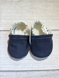 Navy with Funfetti backing (6-9 months)