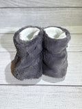 Charcoal Gray Faux Fur Boots (6-9 months)