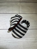 Faded Black and Light Heather Gray stripes (12-18 months)