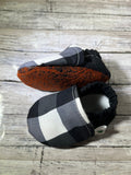 Black White Gray Plaid (12-18 months)