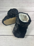 Black Faux Fur Boots (9-12 months)