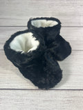 Black Faux Fur Boots (9-12 months)