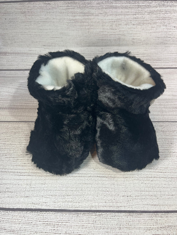 Black Faux Fur Boots (9-12 months)