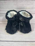 Black Faux Fur Boots (9-12 months)