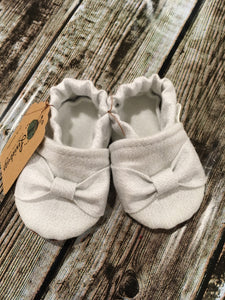 White Shimmer with Bow (9-12 months)