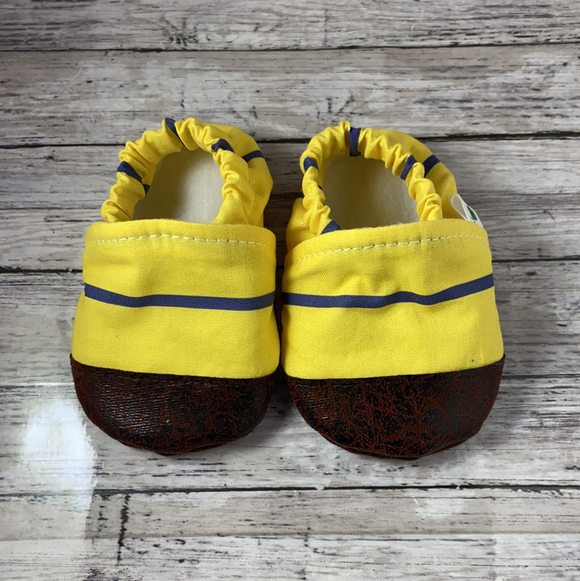 Yellow with Blue Stripes (12-18 months)