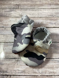 Lighter Camouflage with Grays (0-3 months)