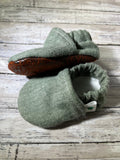 Olive Green Herringbone (3-6 months)