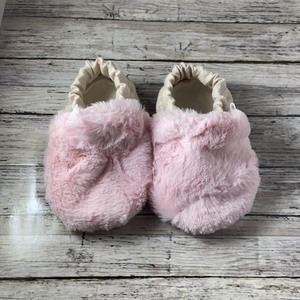 Pink Faux Fur Puff (0-3 months)