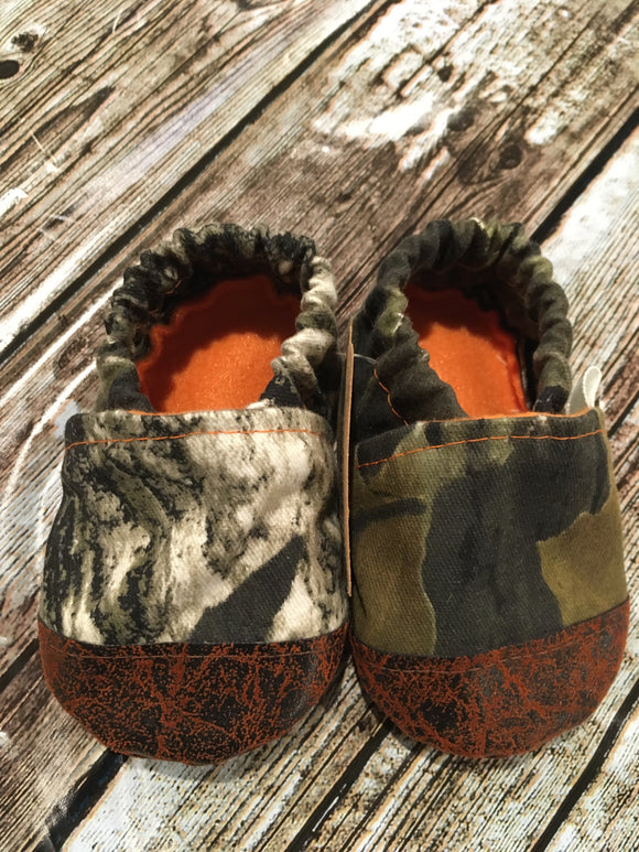 Camouflage with Leather Toe (9-12 months)