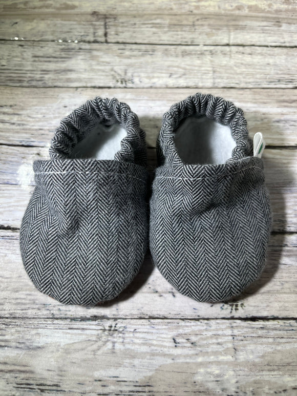 Gray Herringbone (3-6 months)